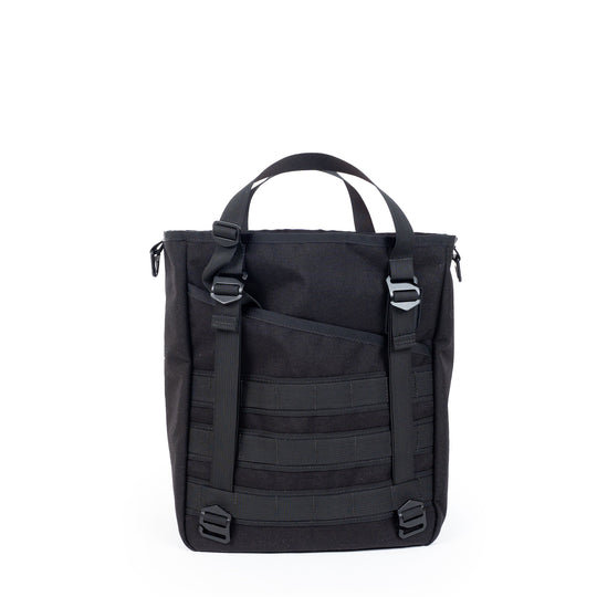 Short handle Adventure Utility Tote with the shoulder strap removed.