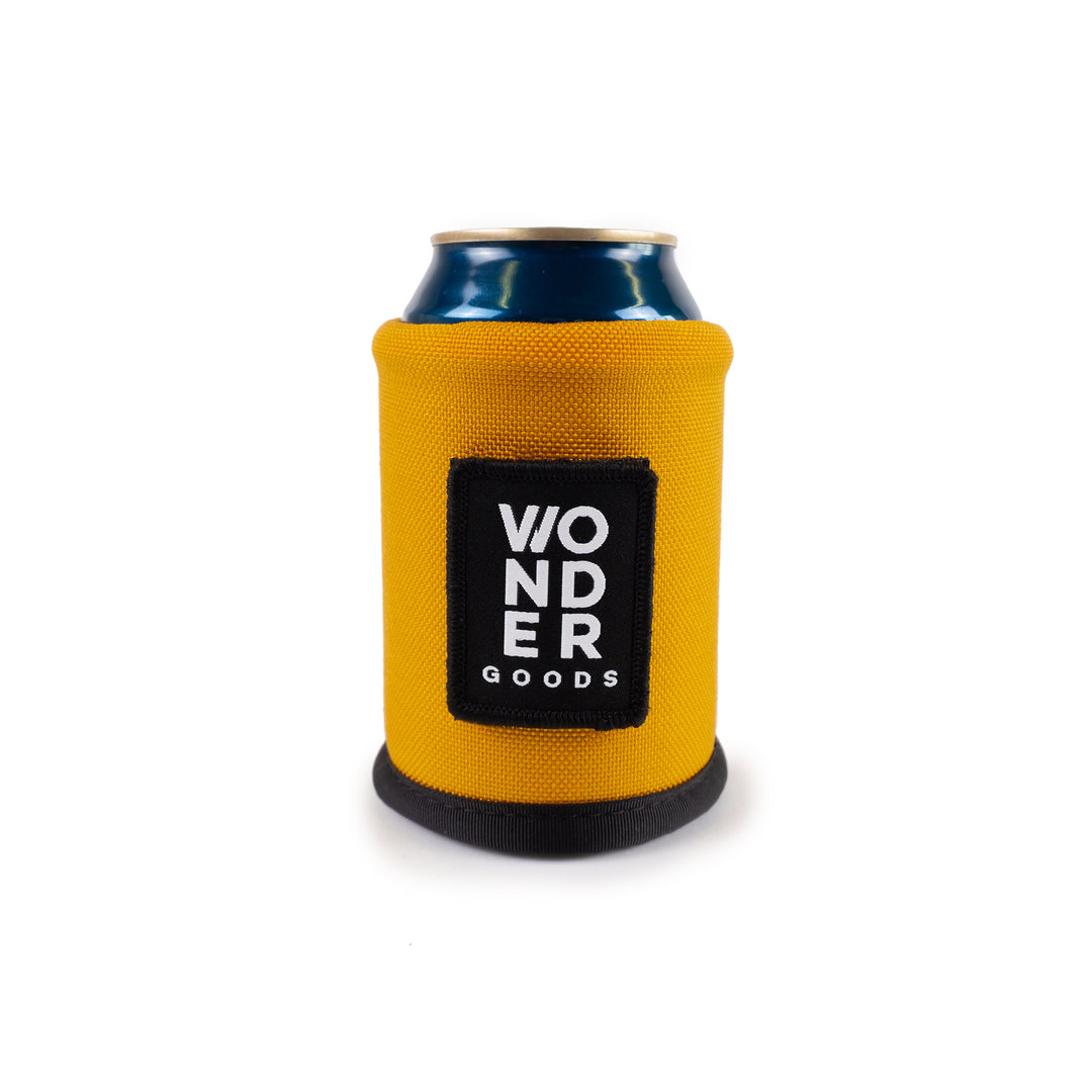 Mango Wonder Goods beverage koozie.