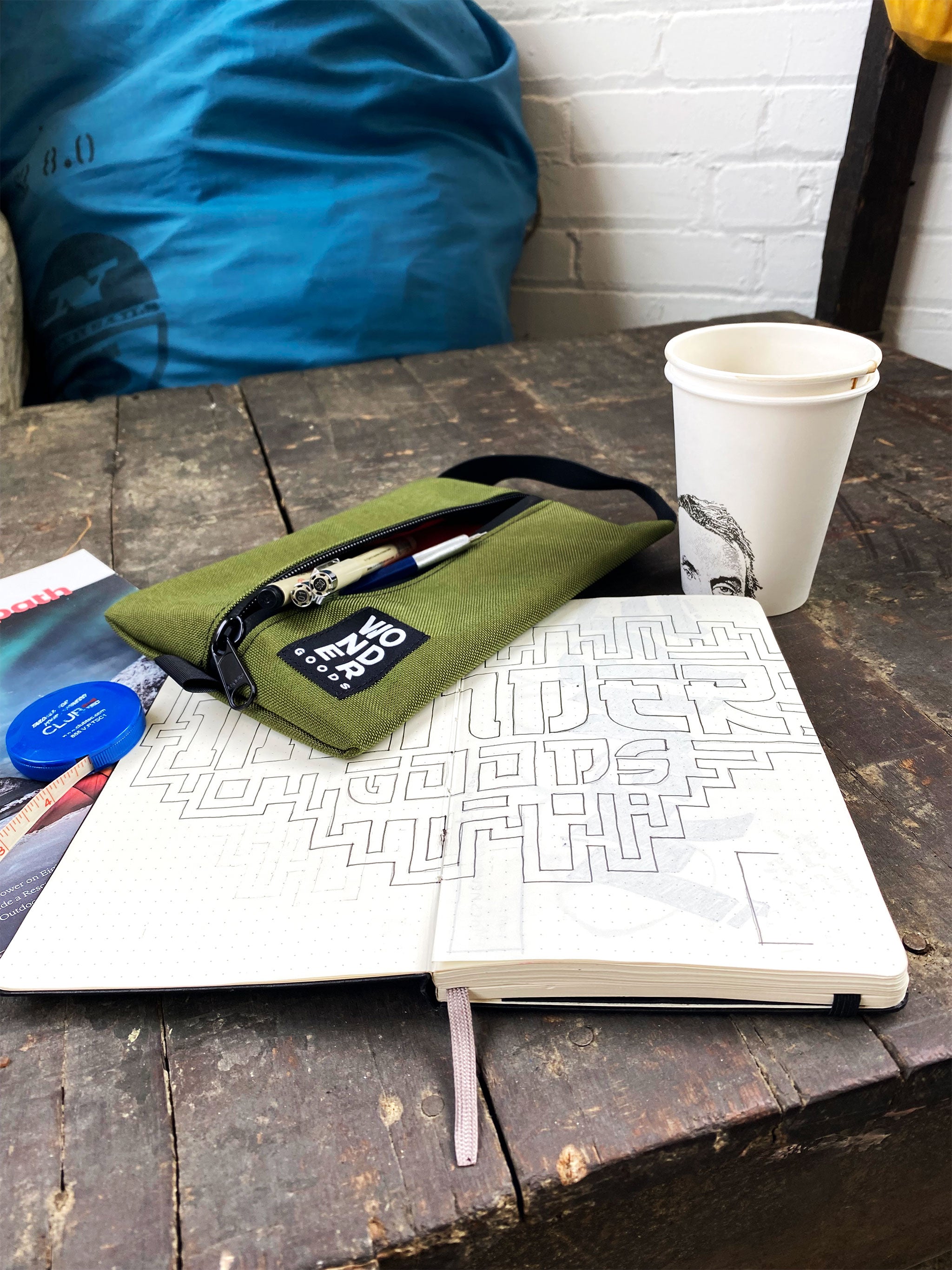 Center Zip Travel Pouch | Wonder Goods