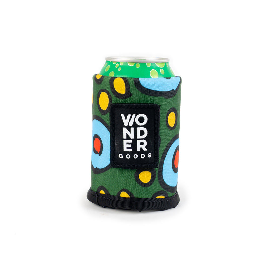 Illustrated trout pattern beverage koozie by Wonder Goods